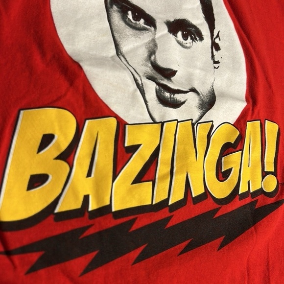 Official Big Bang Theory t shirt, red ,Sheldon ,BAZINGA!
Sz med, 100 cotton ,EC - Picture 4 of 7